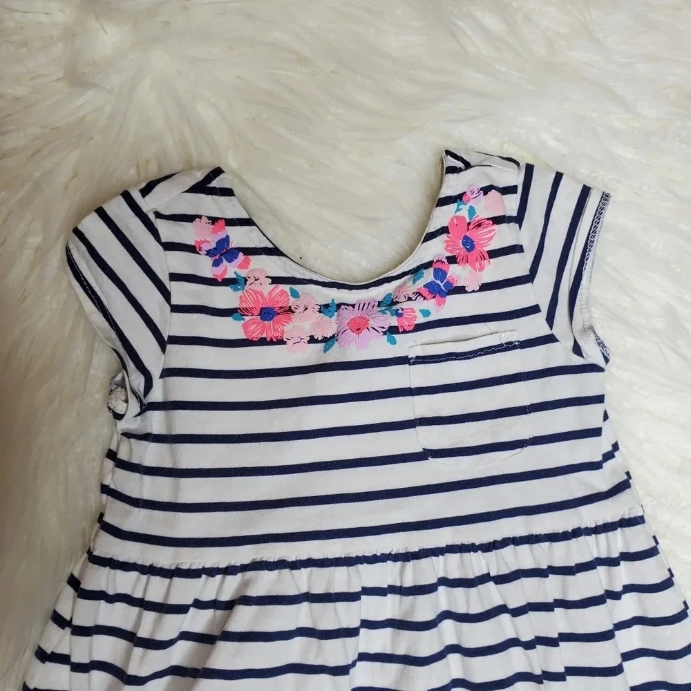 Oshkosh Striped Floral Dress